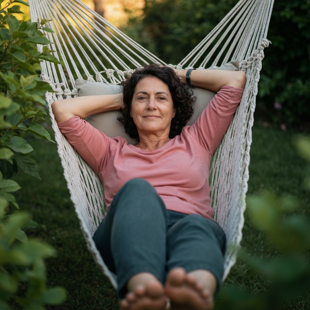 Femme en relaxation et bien-être